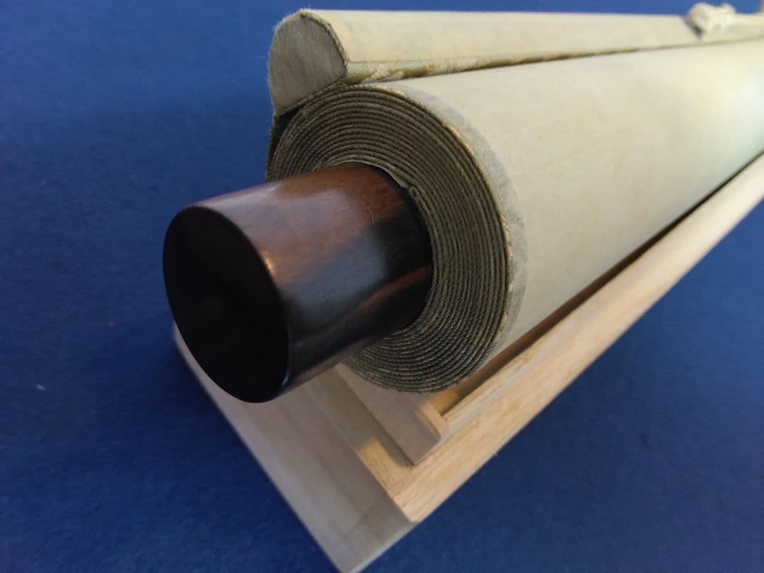 杉原元人【四季芽花之図】紙本　掛軸　共箱