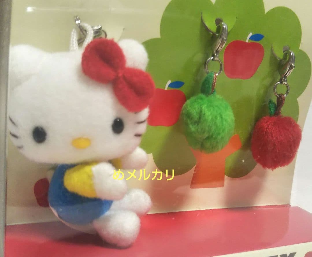サンリオ ハローキティ ストラップ (フェルトぬいぐるみチャーム ) レア！