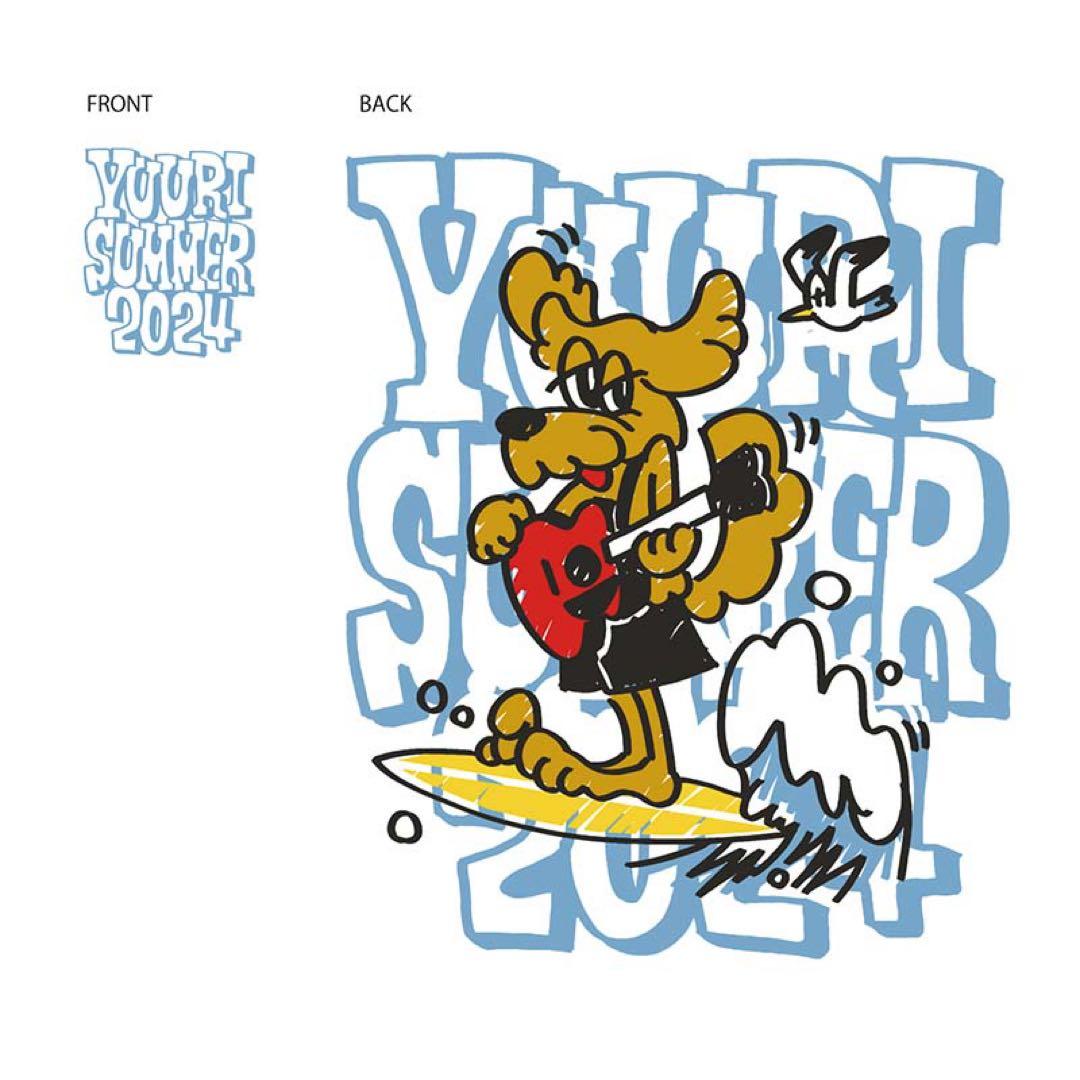 優里2024年200万人ツアーサマーDOGホワイトTシャツ Lサイズ