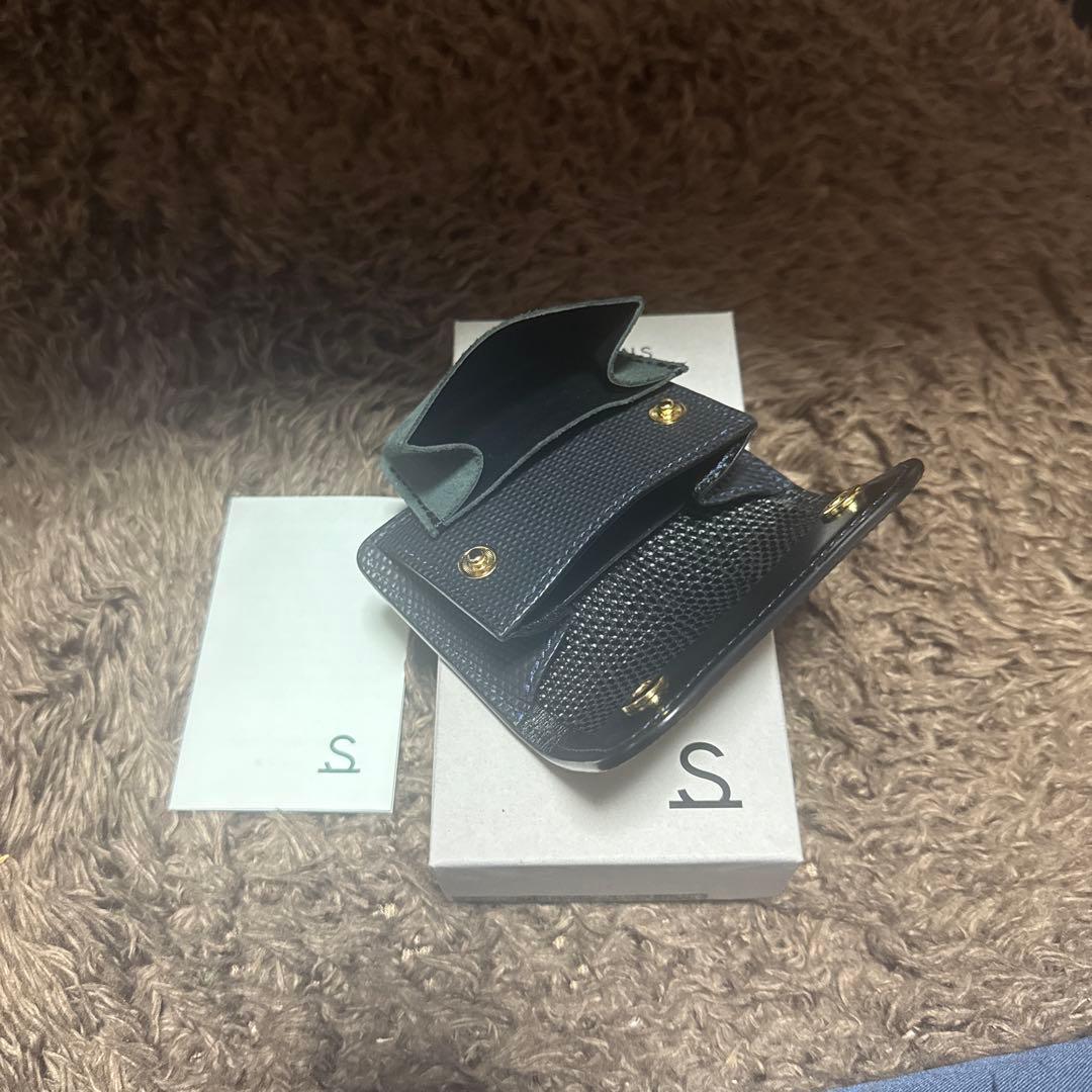 WILD SWANS TONGUE リザード　ネイビー