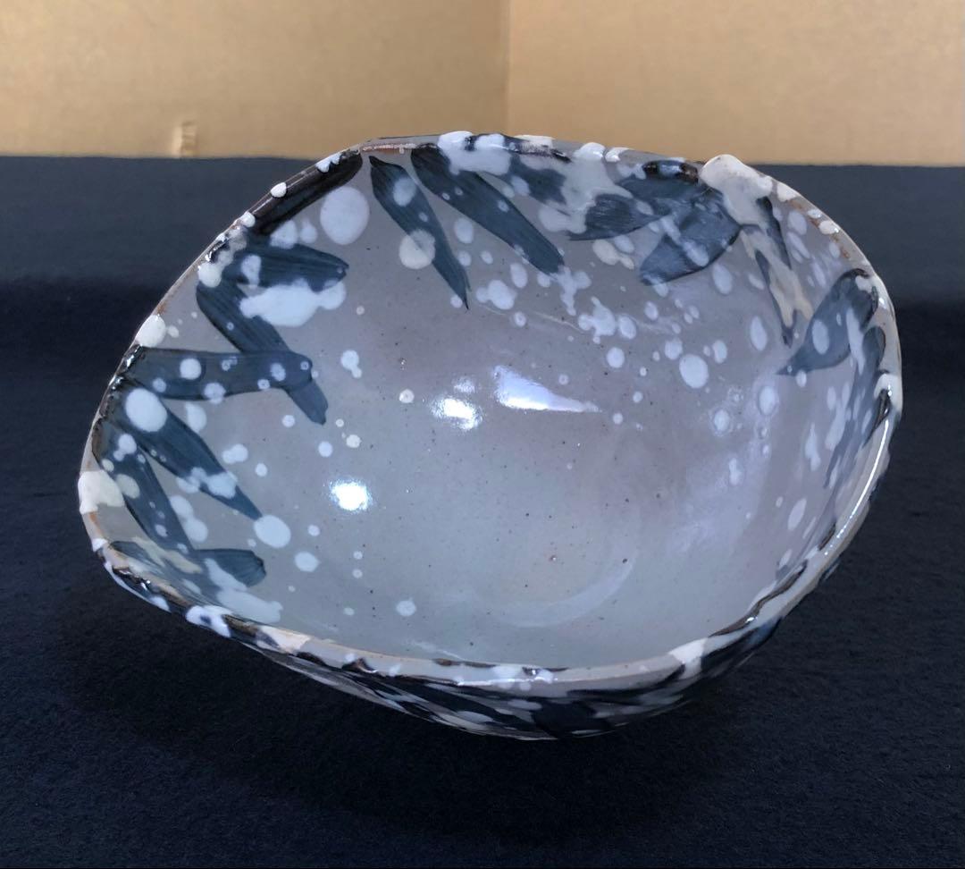 《R》懐石 雪笹 向付3客 丹波 杉原祥公作 共箱　260126く1