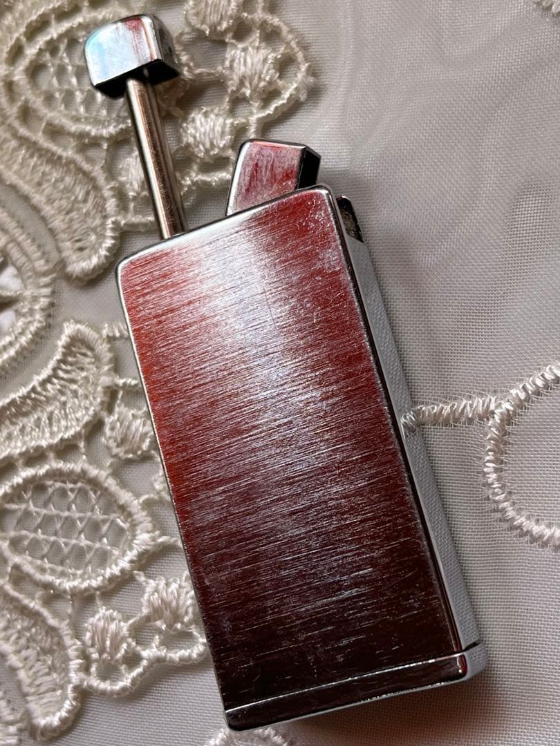 昭和レトロ　ヴィンテージ　コンパクト　ミラー　化粧鏡　ライター型香水スプレー