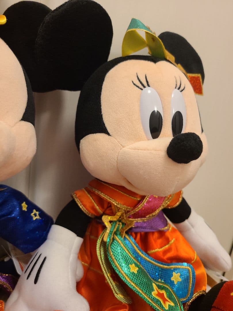 ディズニー 40周年　ぬいぐるみ　ミッキー　ミニー　ハーモニーインカラー