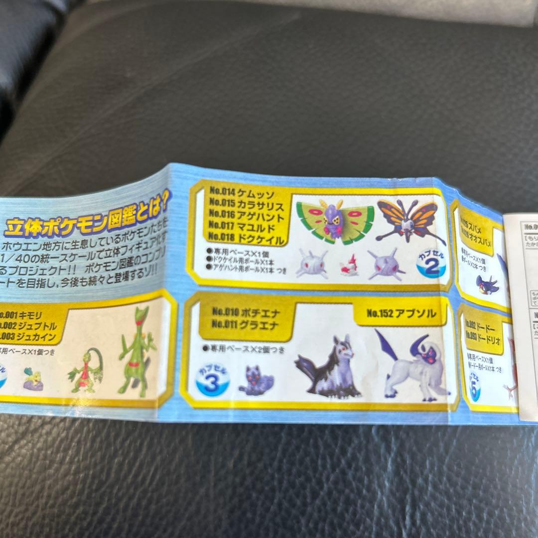 ポケットモンスター　アドバンスジェネレーション　立体ポケモン図鑑　第1集　全8個