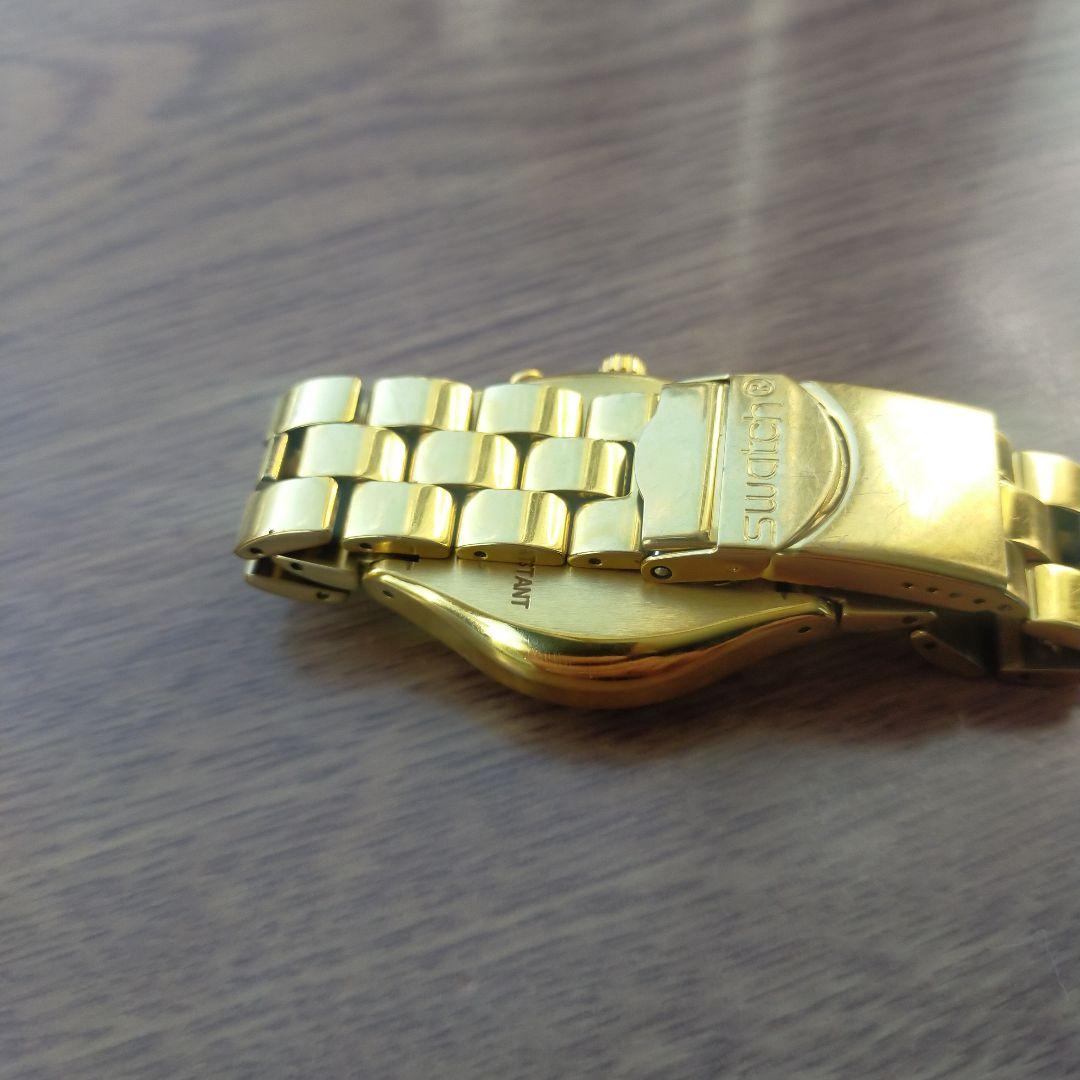 激レア！スウォッチクロノグラフ黒金メタル