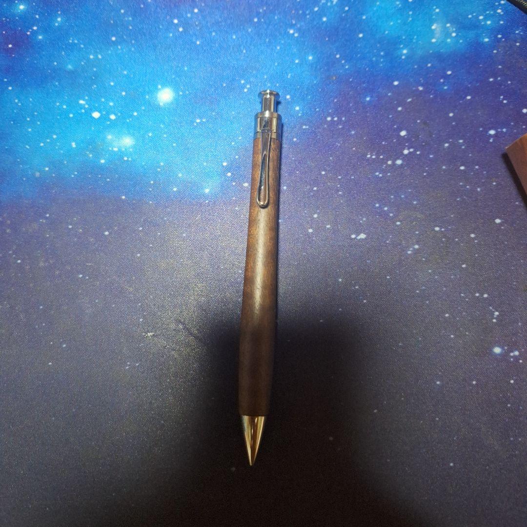 工房楔シャーペン0,5mmウォールナット縮み杢