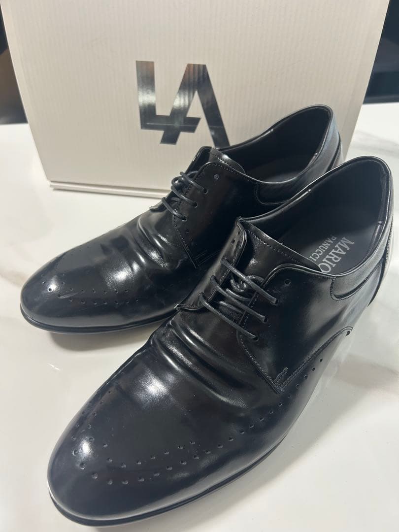 牛革シークレットビジネスシューズ NO20 26.5cm