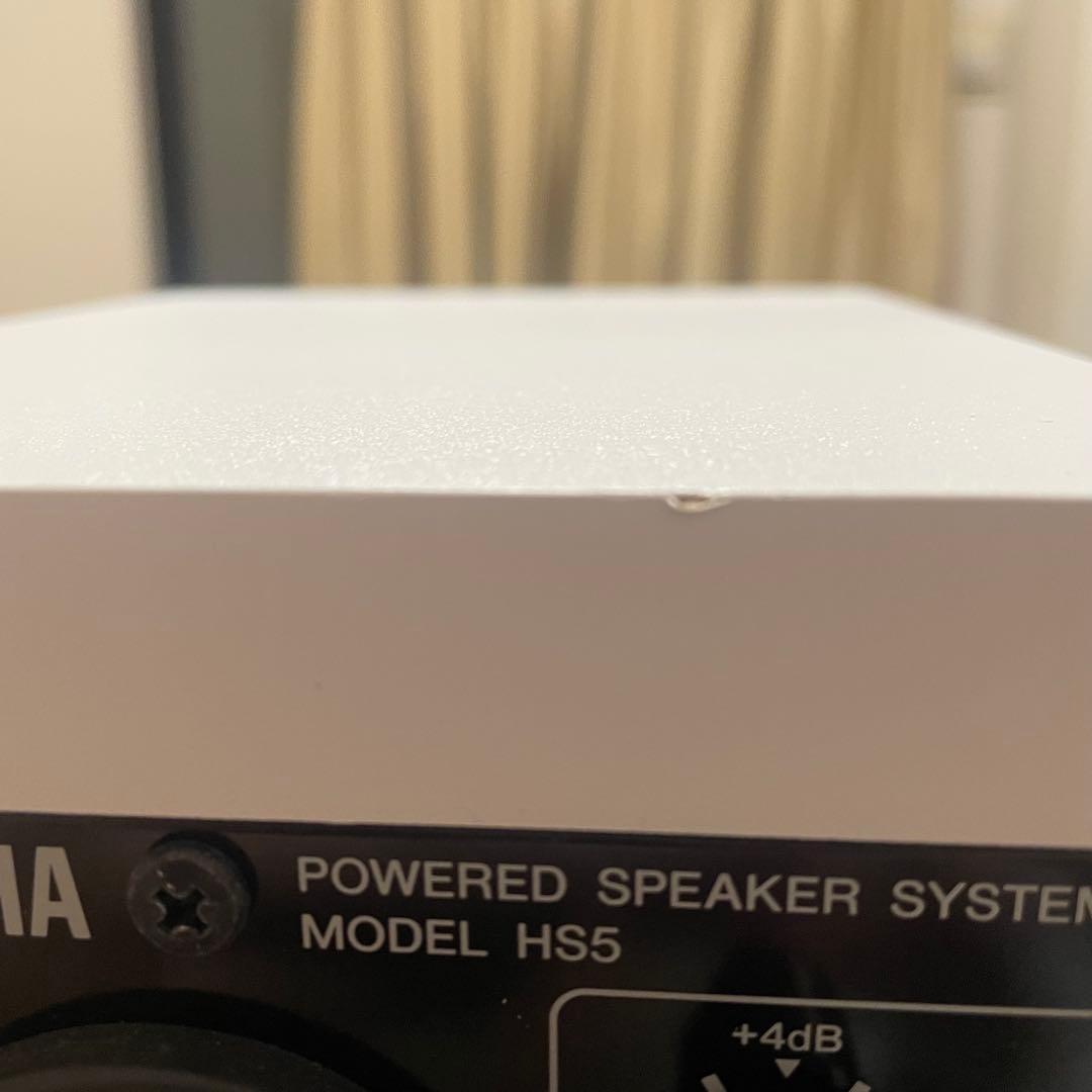 最終値下げ　ペア　Yamaha HS5 W スタジオモニタースピーカー ホワイト