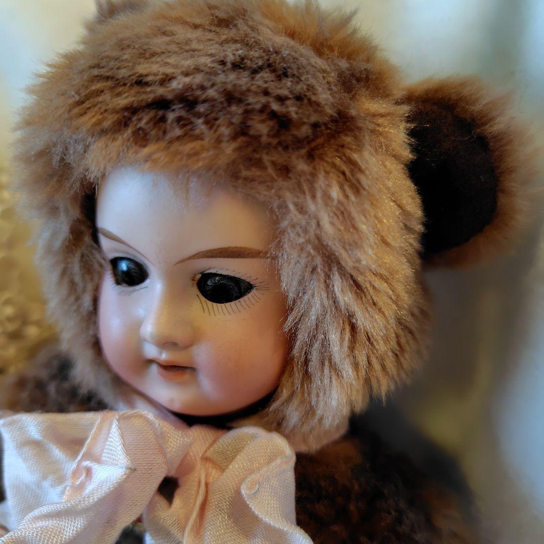 アンティーク　ビスクドール　アーモンドマルセル　クマになりたかった子