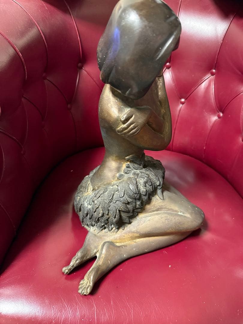 アートデコ ブロンズ女性像 約30cm