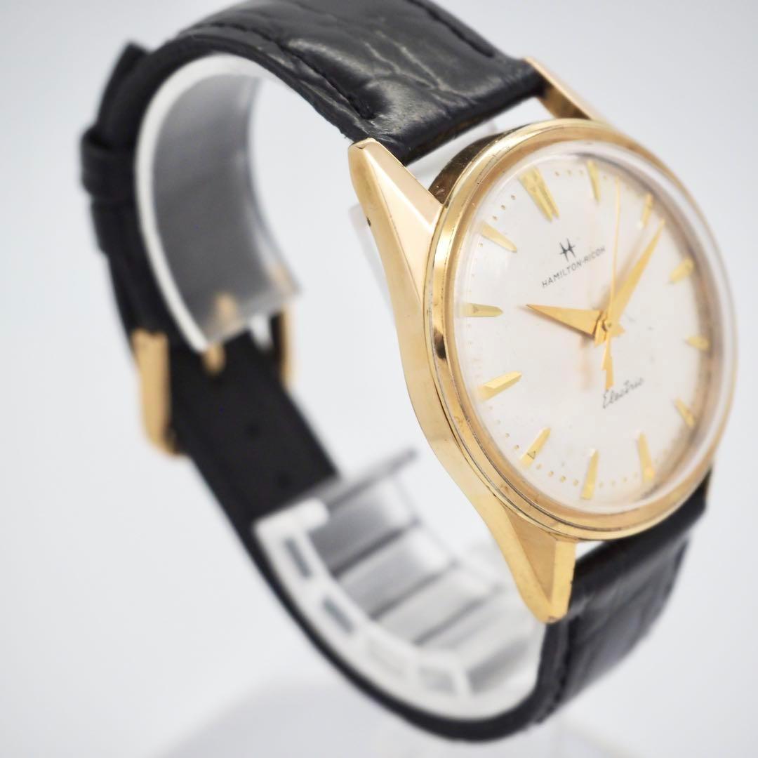 519 稼働　ハミルトン 時計　メンズ　エレクトリック　リコー　ヴィンテージ