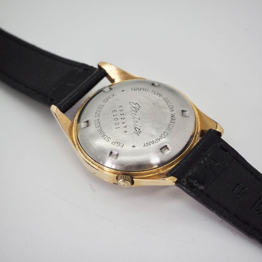 519 稼働　ハミルトン 時計　メンズ　エレクトリック　リコー　ヴィンテージ