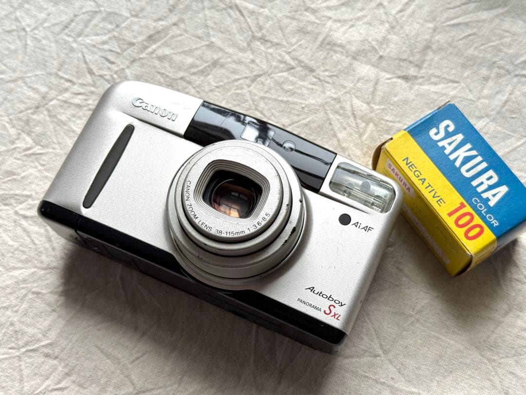 ⌘完動品！ 作例あり、電池付き！ Canon Autoboy S XL⌘