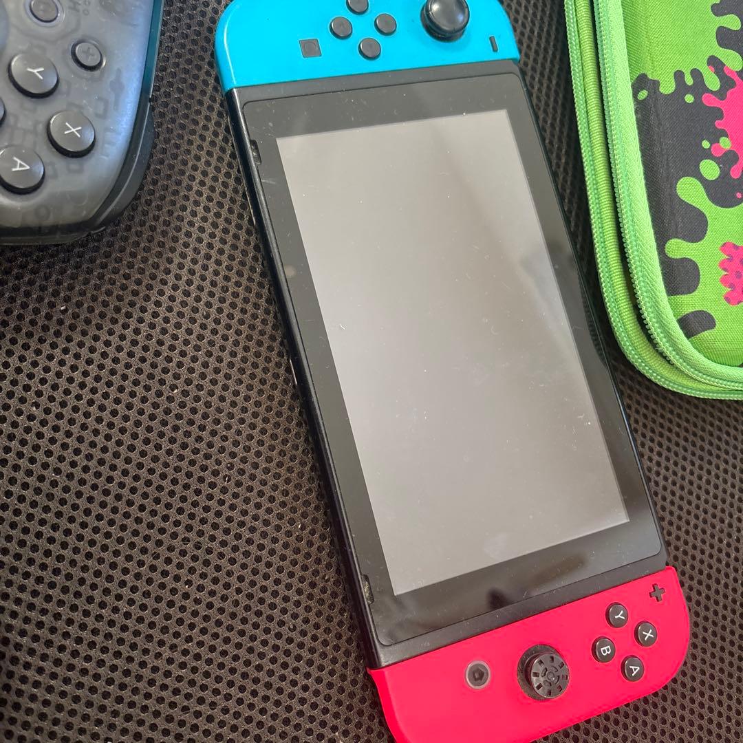 Nintendo Switch 本体 青/赤 + プロコントローラー + ケース