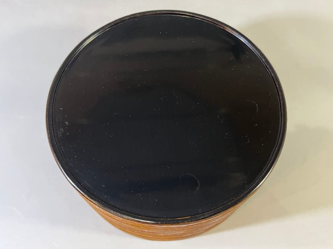 DT751 茶道具 輪島塗糸目 建水 共箱