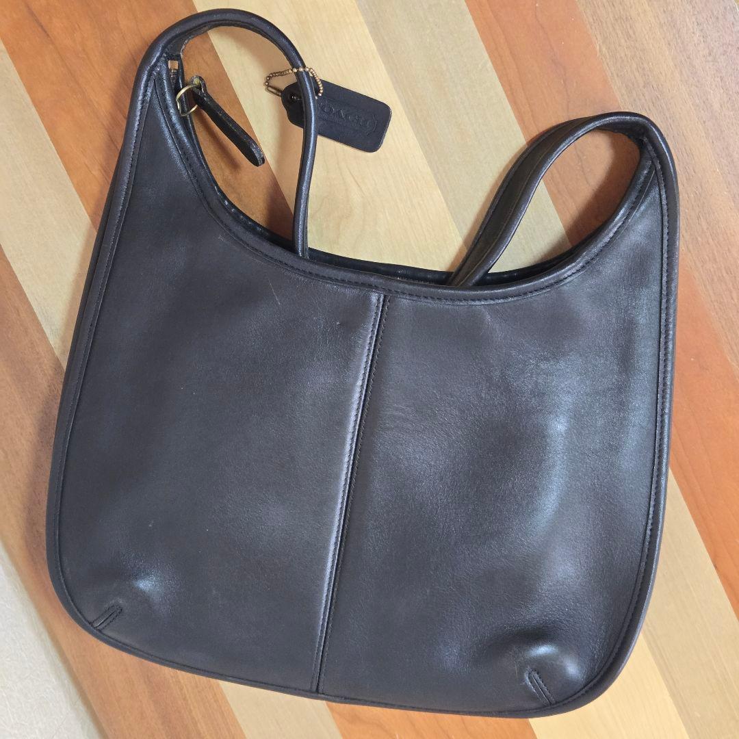バッグ Vintage Coach Ergo Zip Bag 9025 Black