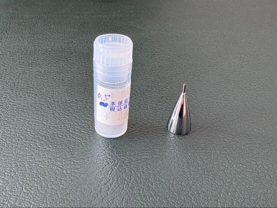 【イベント杢】工房楔 黒檀こぶ杢 ペンシル楔 0.5mm（固定式口金付き）