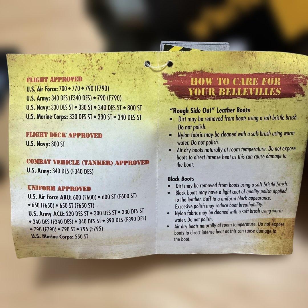 Belleville READY ミリタリーブーツ グレー