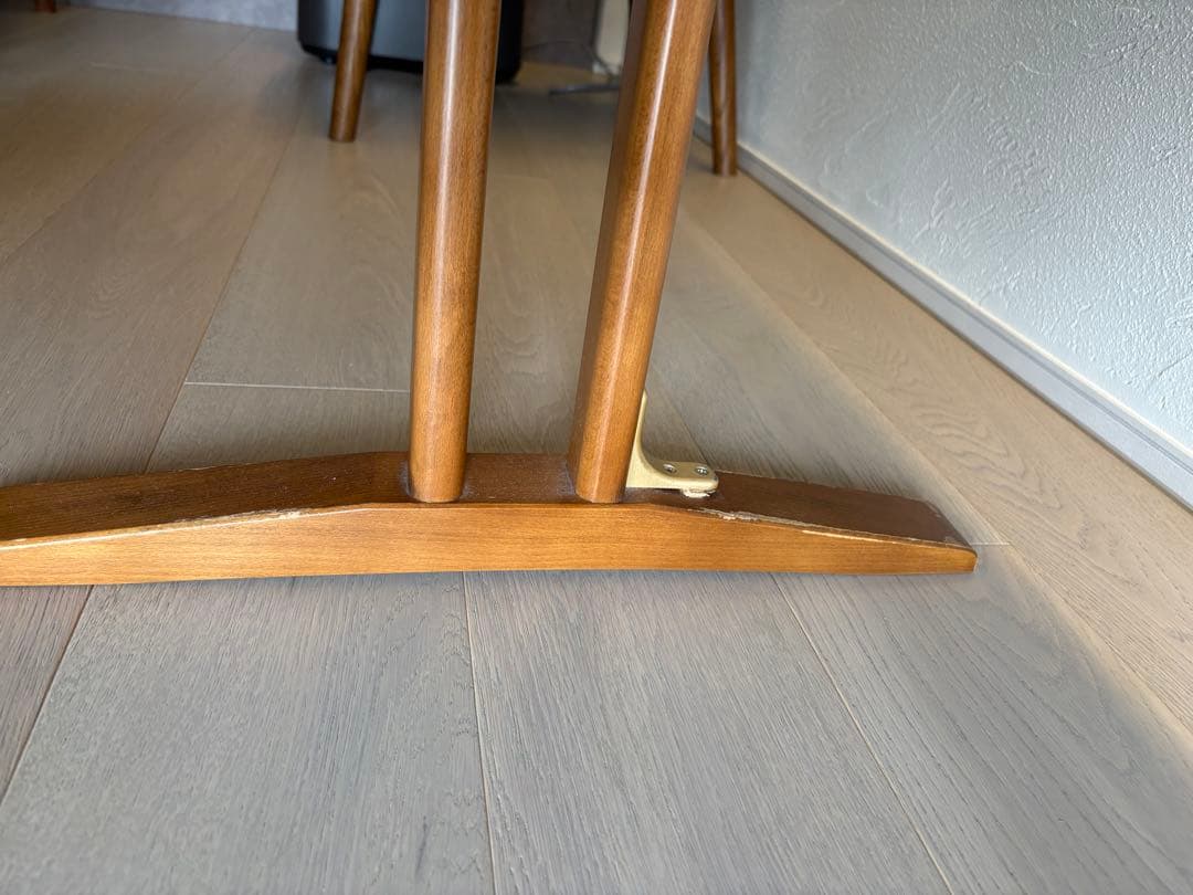 カリモク60 カフェテーブル1200 ウォールナット 机 テーブル