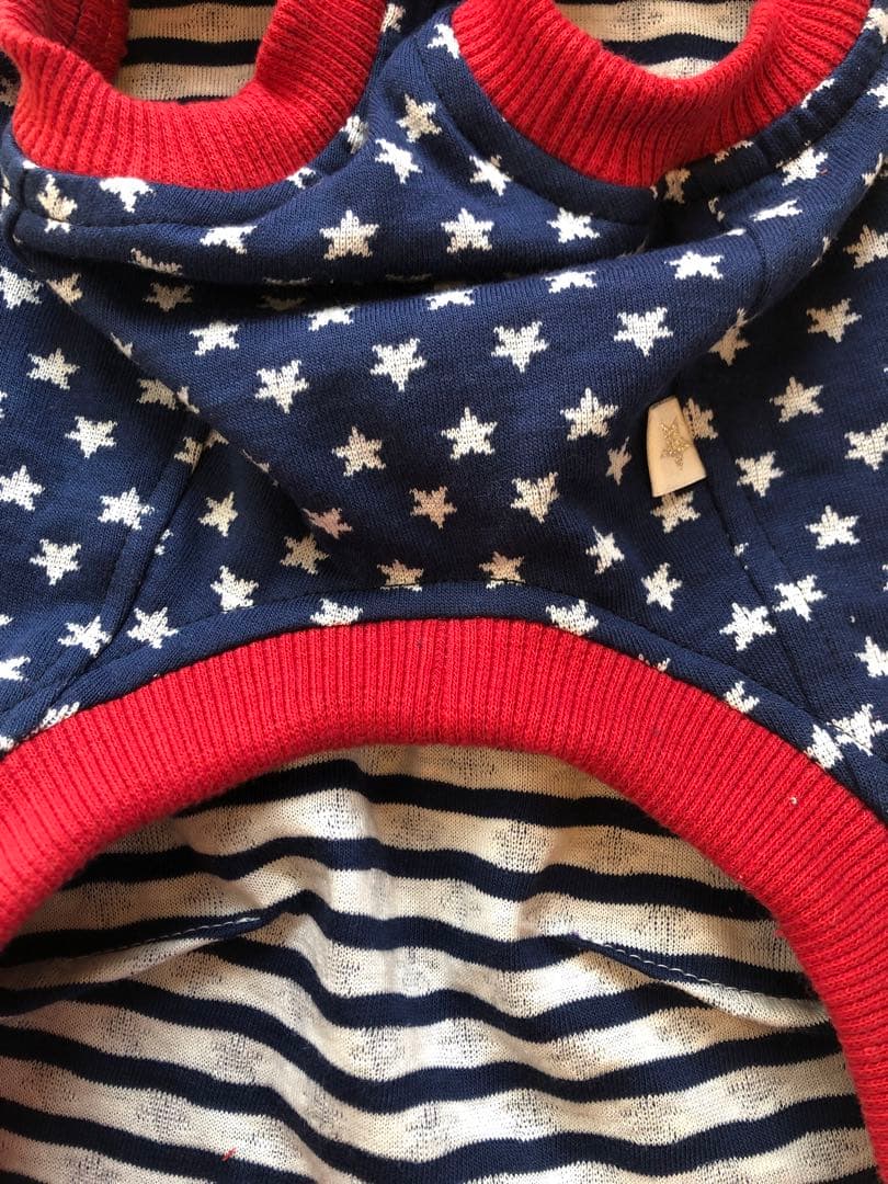 アメリカンなタンクトップ　Mサイズ イタグレ服　犬服