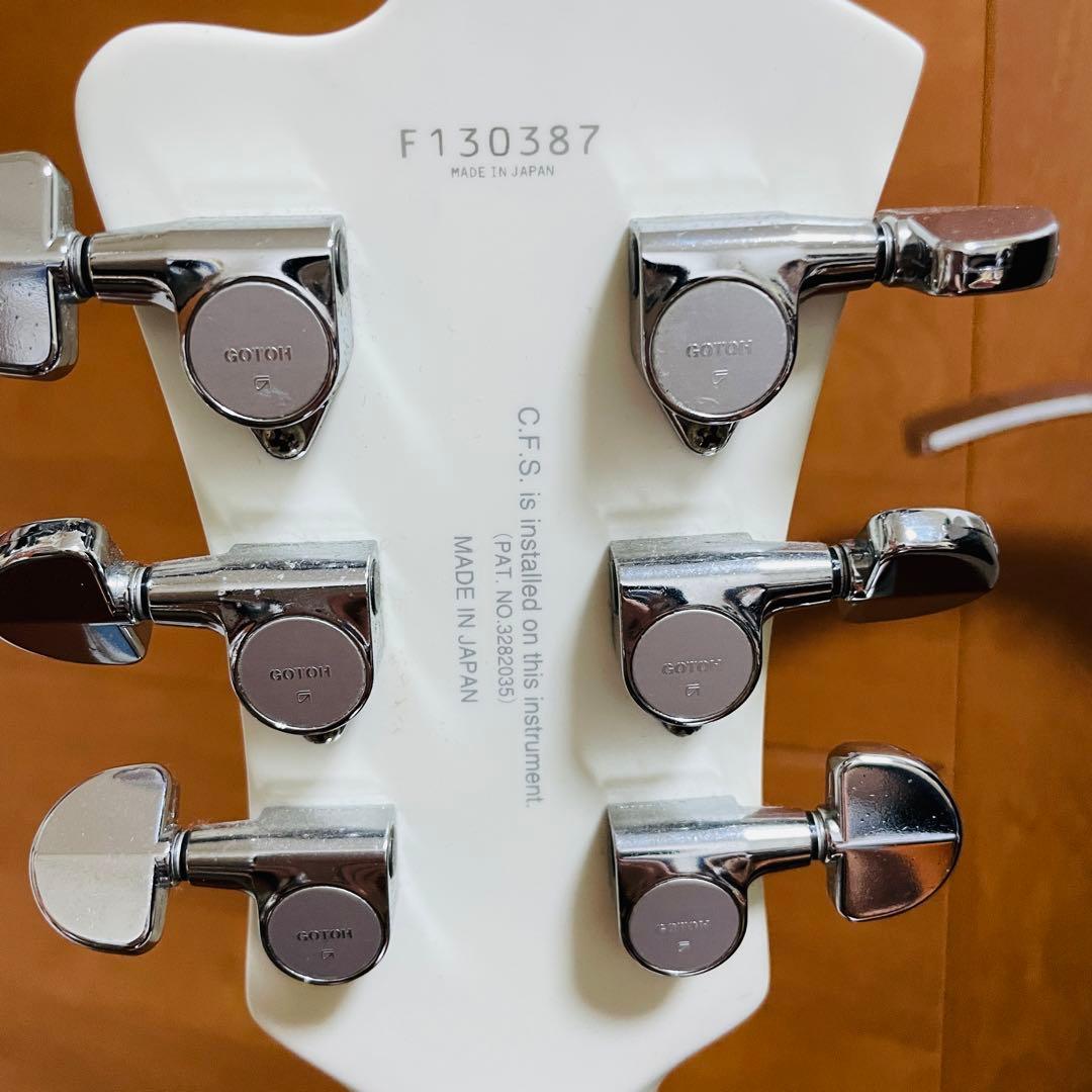 FGN フジゲン EFL-DE レスポール　マット　ホワイト　エレキギター