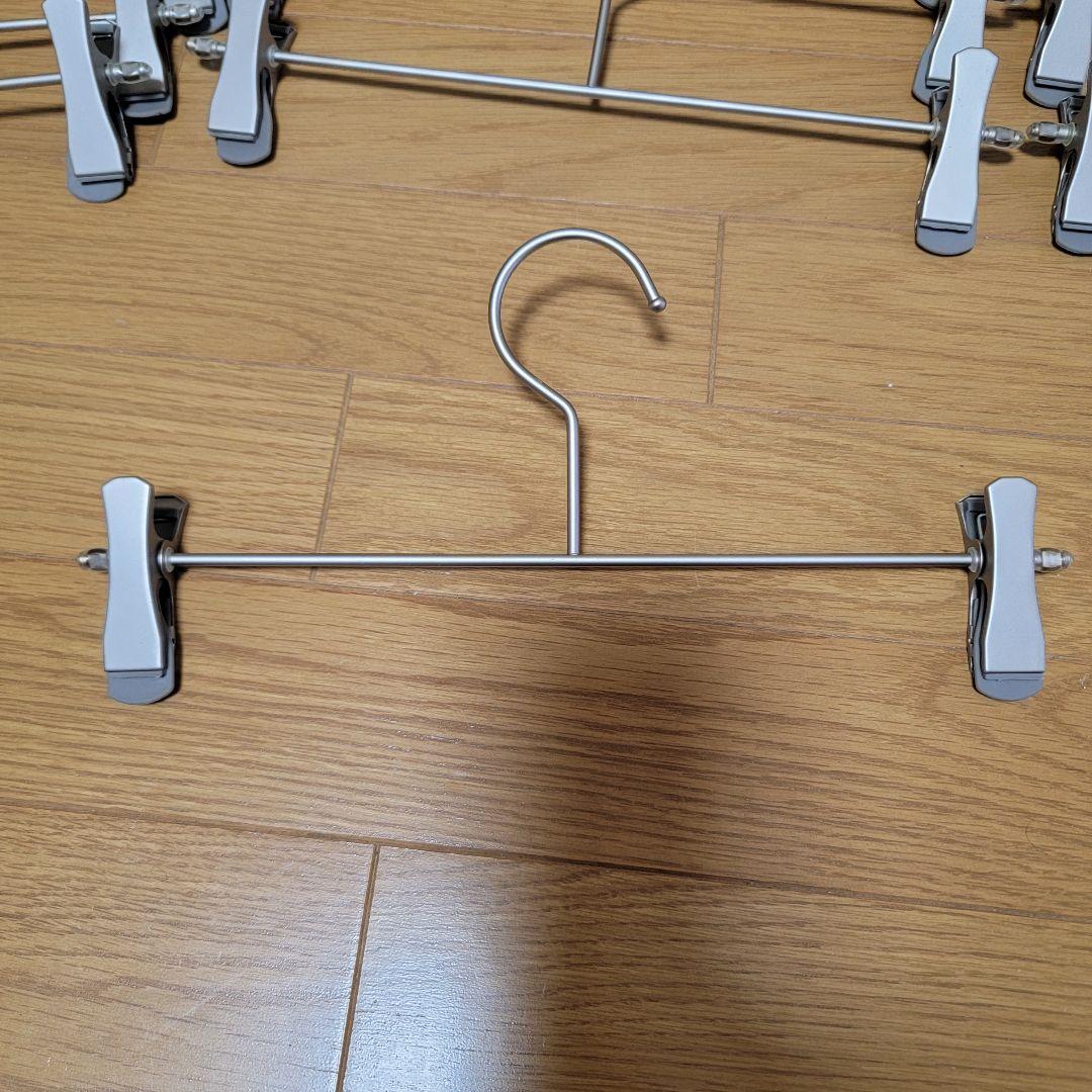 ボトム ハンガー 50本 セット ホワイトニッケルメッキ 店舗 什器