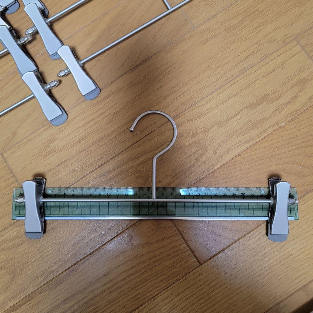 ボトム ハンガー 50本 セット ホワイトニッケルメッキ 店舗 什器
