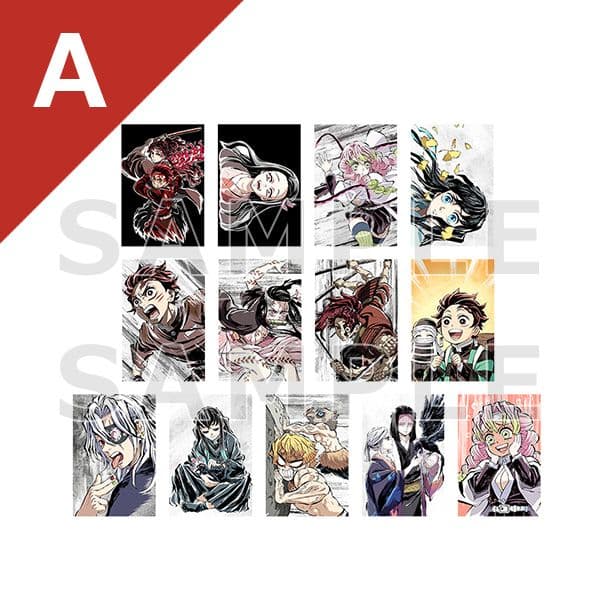 鬼滅の刃 全集中展 幕間画ポストカードセット A B C D