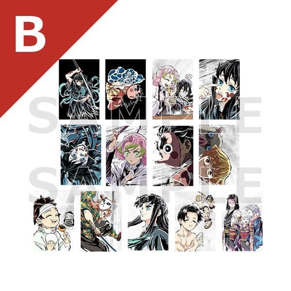 鬼滅の刃 全集中展 幕間画ポストカードセット A B C D