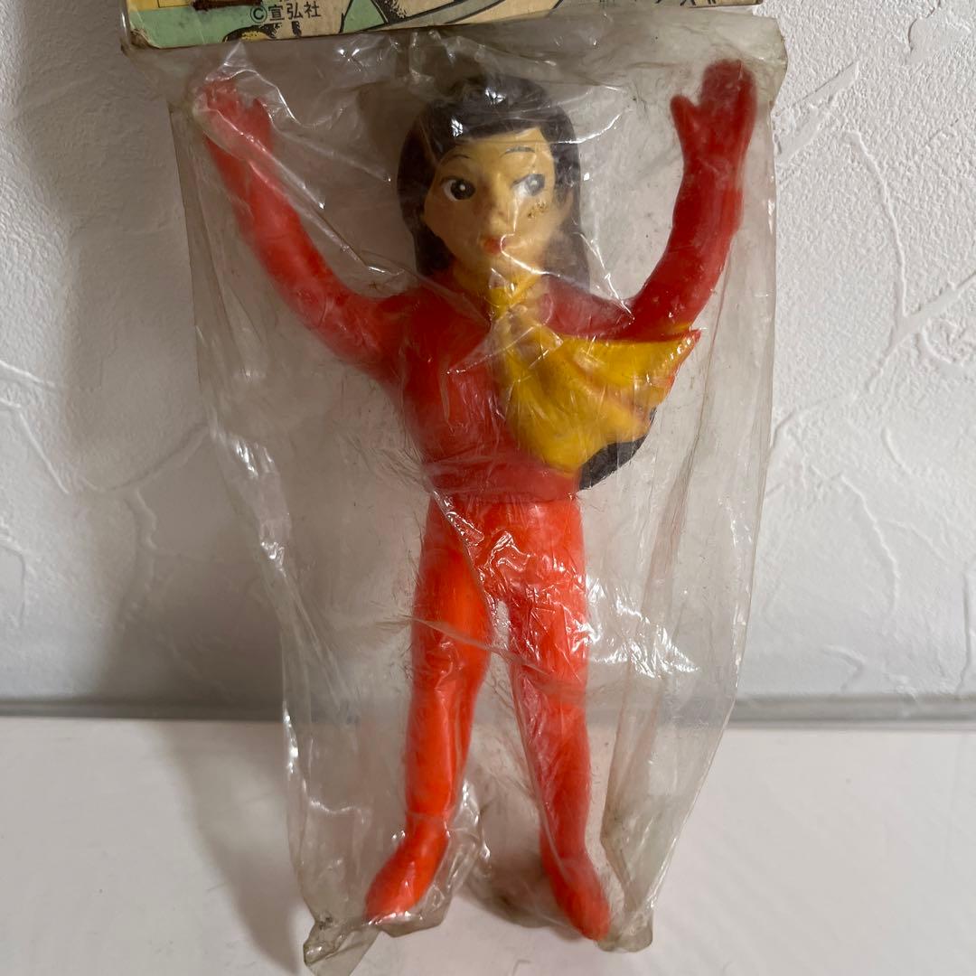 ⚠️当時物・貴重　月光仮面　紅サソリ　ミニソフビ　新品未開封品