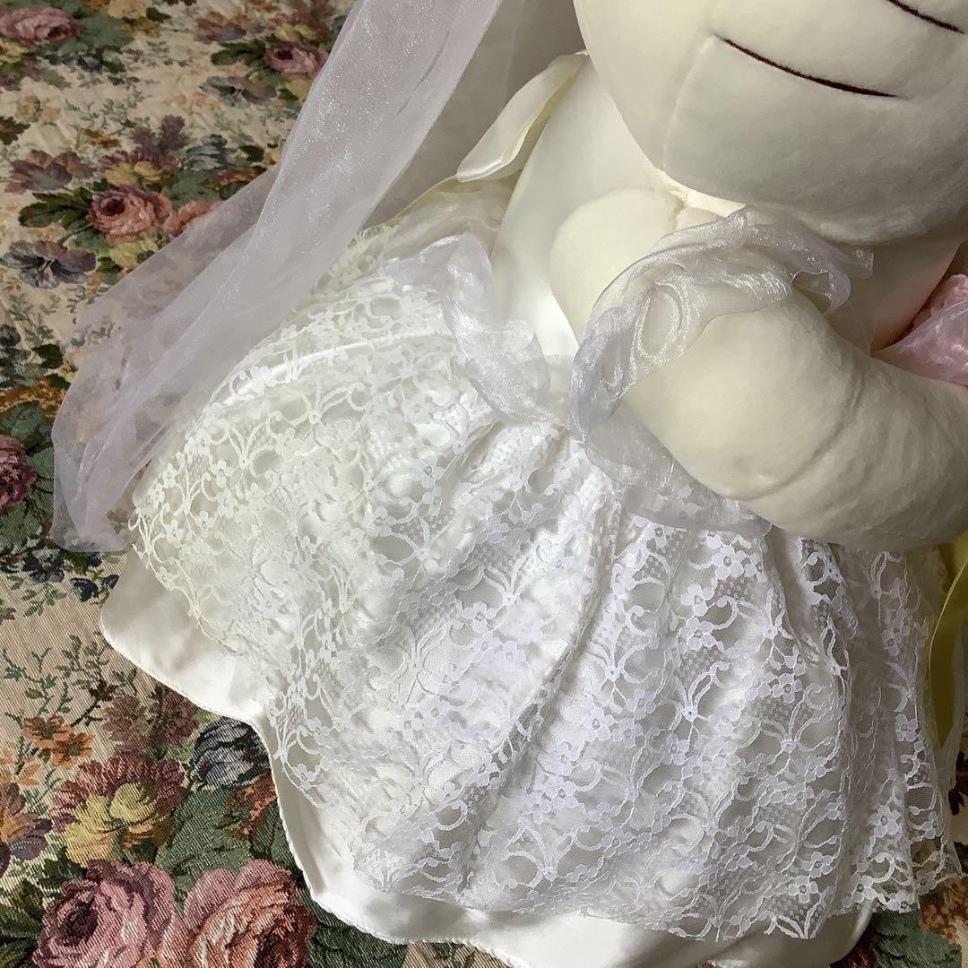 キティ　ウェディング　BIG ぬいぐるみ