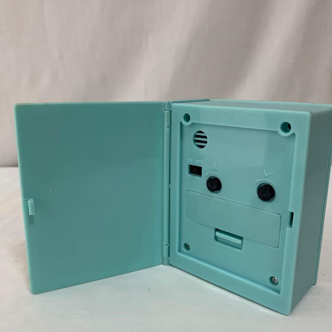 当時物！レア　エンジェル　キティ ブッククロック 置時計 写真 本型　1998