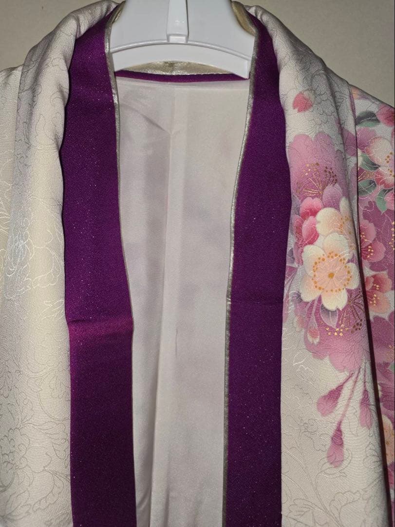 振袖・長襦袢・袴の３点セット　大学生　卒業式　成人式　正絹トールサイズぽっちゃり