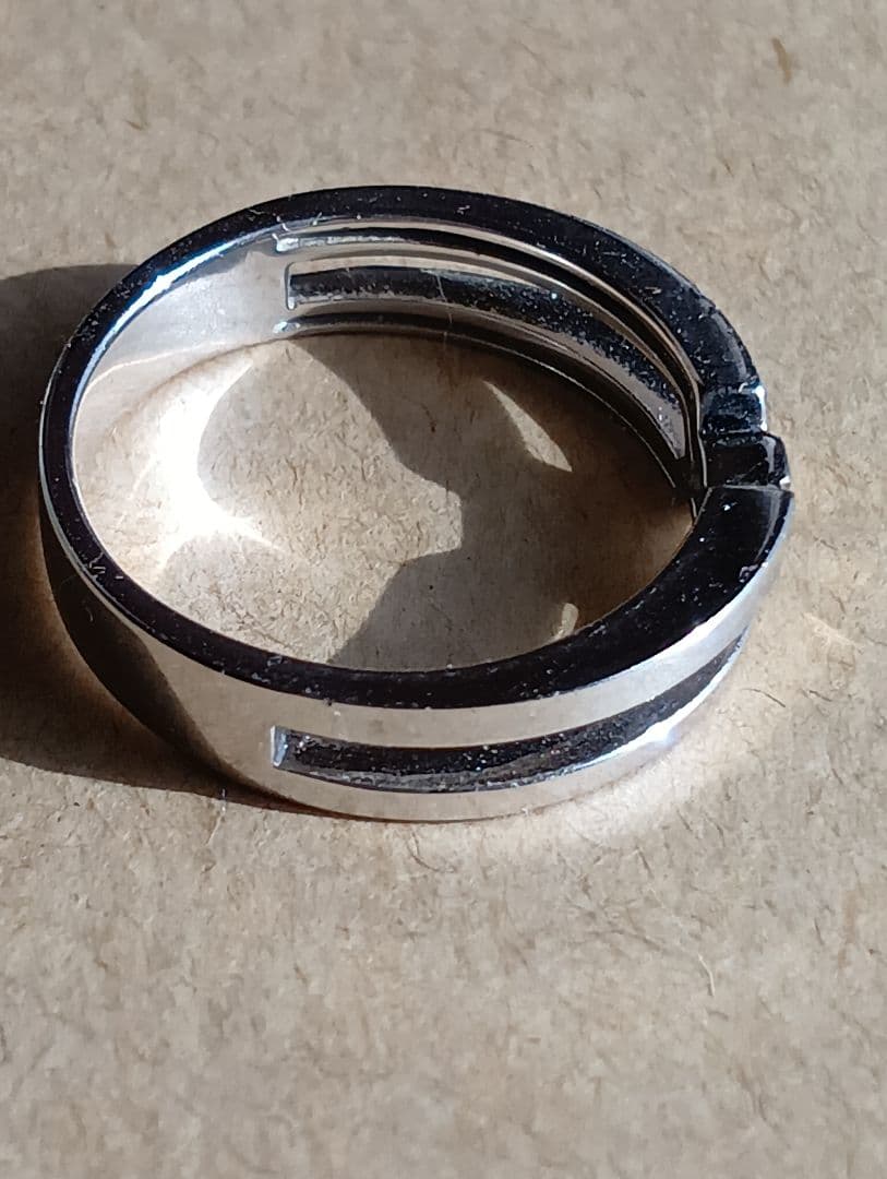 【美品】ヴァンドーム青山 K18WG クロスデザインリング 約12号｜3g超箱付