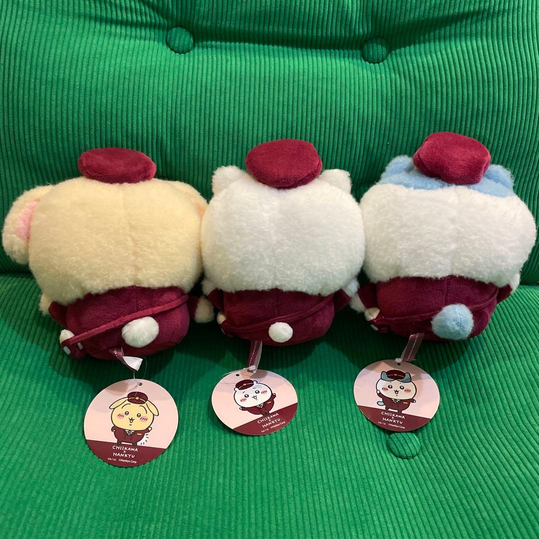 ちいかわ 阪急電車なほわほわぬいぐるみS