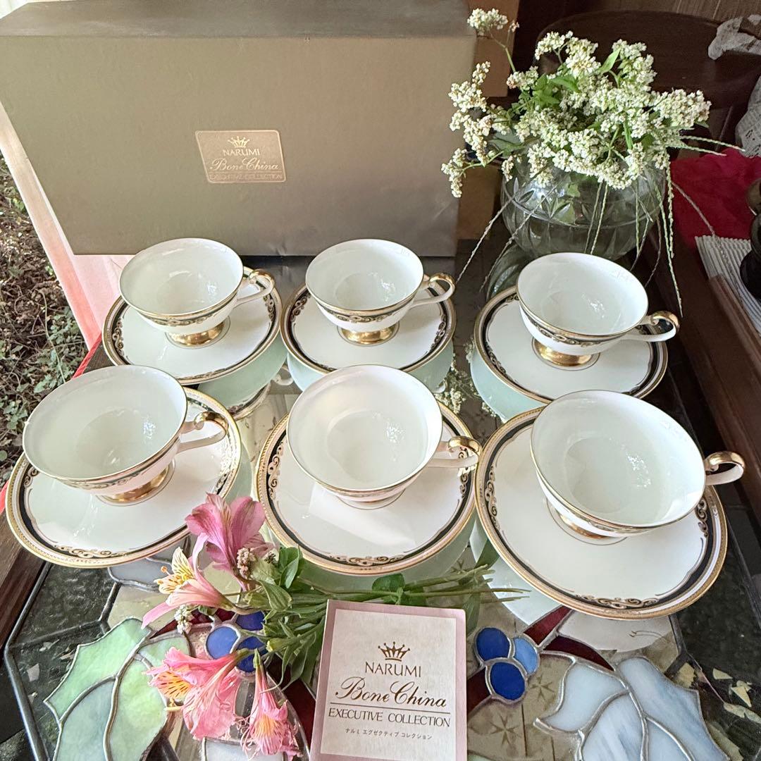 2191様感謝‼️NARUMIカップソーサーエグゼクティブコレクション6客箱入新品