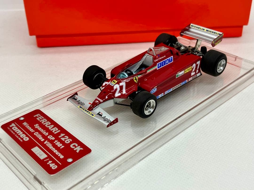 ★フェラーリ 126CK #27★G.ヴィルヌーブ★1981スペインGP優勝★