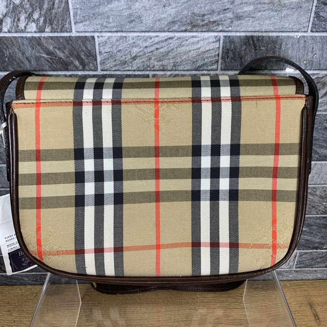 希少 タグ付き　オールド　BURBERRYS　ノバチェック　ショルダーバッグ