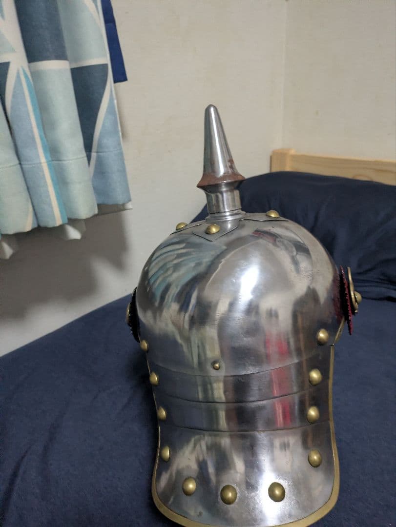 ww1 ドイツ帝国軍 ピッケルハウベ 台座付き