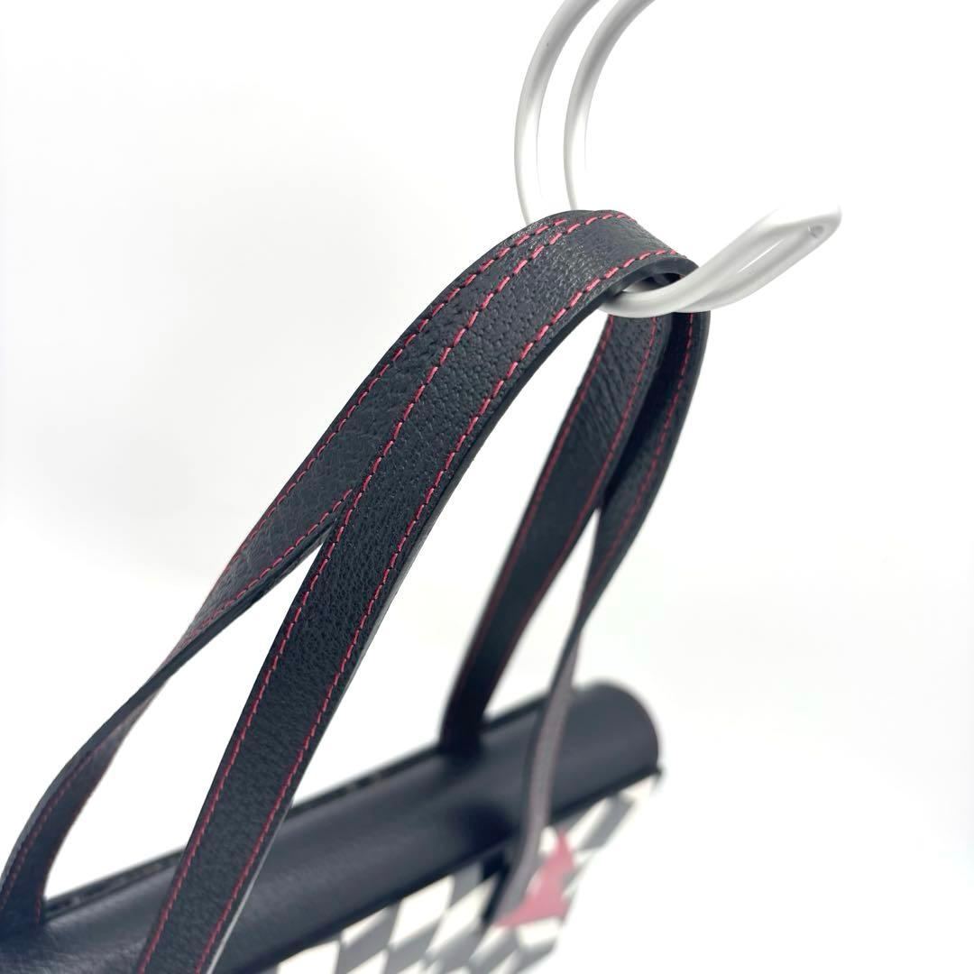 FENDIフェンディ ワンショルダー　ハンドバッグ プラスチック チェック