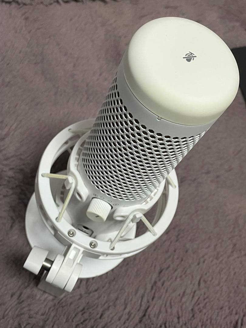 HyperX QuadCastS ホワイト コンデンサーマイク