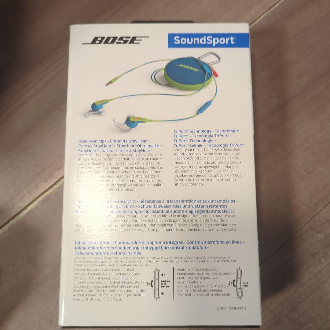 Bose SoundSport イヤフォン！ 箱無し発送！