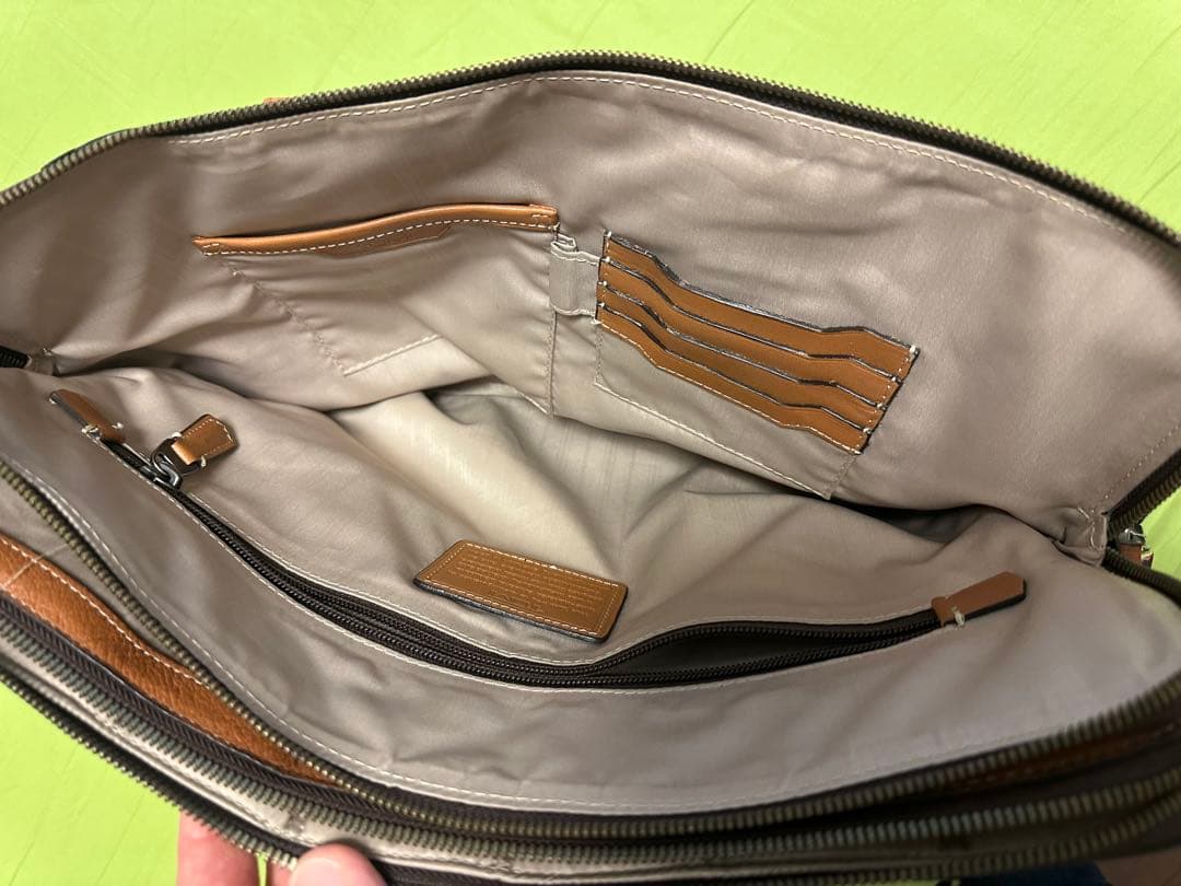 TUMI ブラウン ビジネスバッグ