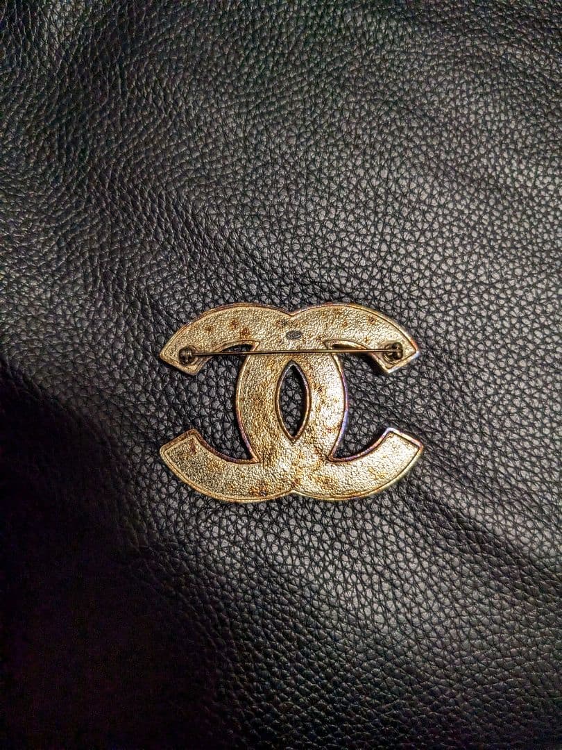 今日まで値下げ！正規品デカココマークシャネルブローチ柔らかゴールド