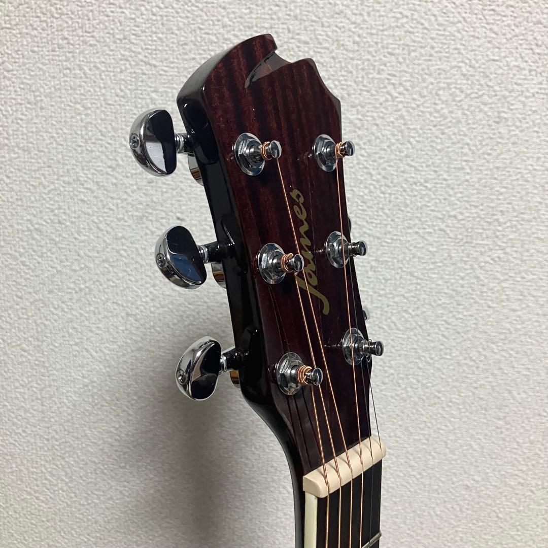 【弦新品】James JD400 ジェームス アコースティックギター /バック付