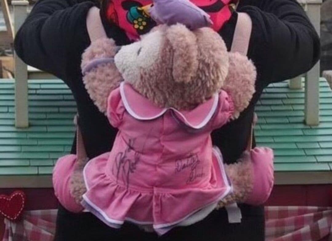 日本未発売 ダッフィー ぬいぐるみ リュック ディズニーワールド購入品