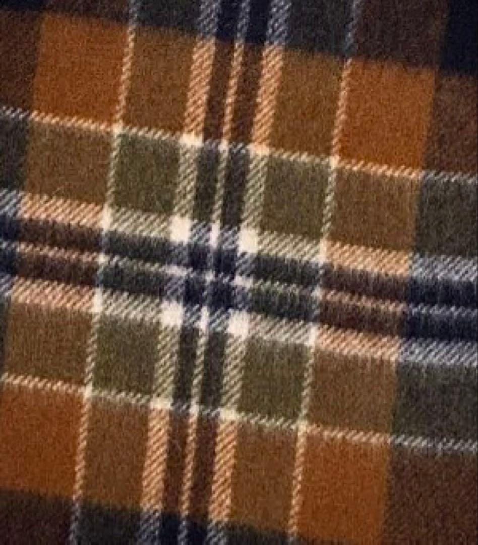 【新品未開封】Joshua Ellis カシミア100% チェック柄マフラー