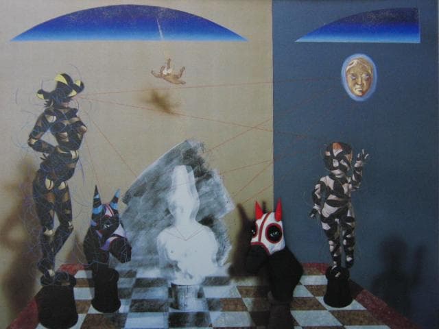 櫻井晨正、【IL PARCO】、希少な画集画、新品高級額・額装付