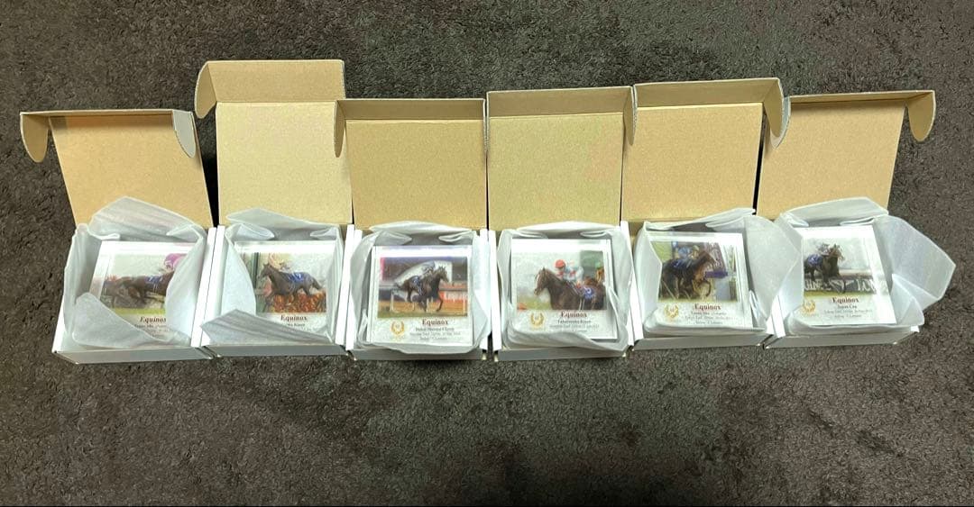 【未使用】競馬 イクイノックス アクリルオブジェ セット 競馬グッズ