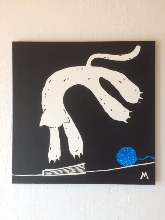 オリジナルペイント　白猫